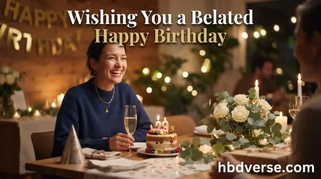 Wishing You a Belated Happy Birthday