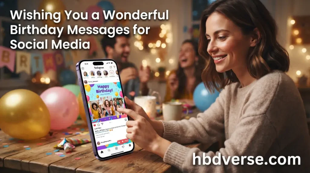 Wishing You a Wonderful Birthday Messages for Social Media