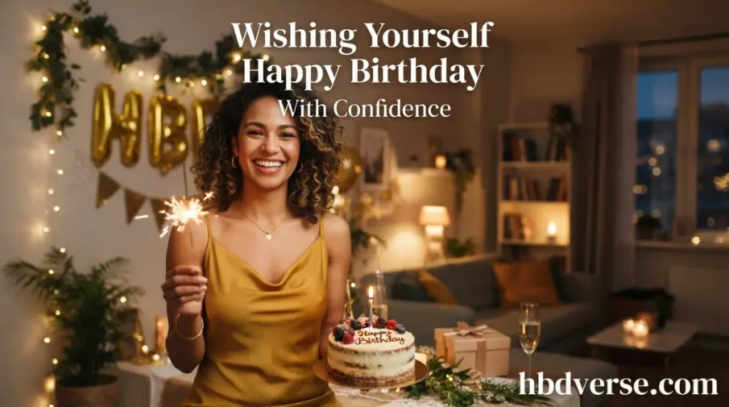 Wishing Yourself Happy Birthday With Confidence